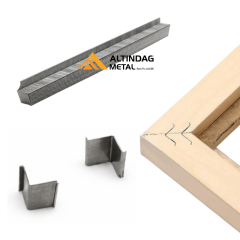 8 mm Agraf Çerçeve Köşe Çivisi – 45° V Çivi | Yerli Üretim | 4000 Adet