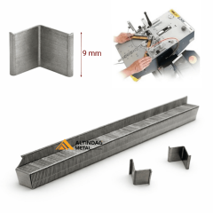 9 mm Agraf Çerçeve Köşe Çivisi – 45° V Çivi | Yerli Üretim | 4000 Adet