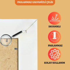 F15 ESNER ÇİVİ - RESİM ÇERÇEVE ARKALIK TUTTURMA APARATI