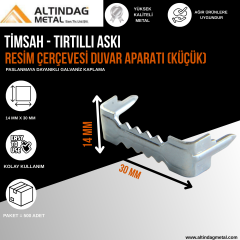 TİMSAH - TIRTILLI ASKI  RESİM ÇERÇEVESİ DUVAR APARATI (KÜÇÜK)