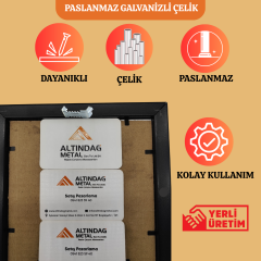 TİMSAH - TIRTILLI ASKI  RESİM ÇERÇEVESİ DUVAR APARATI (KÜÇÜK)