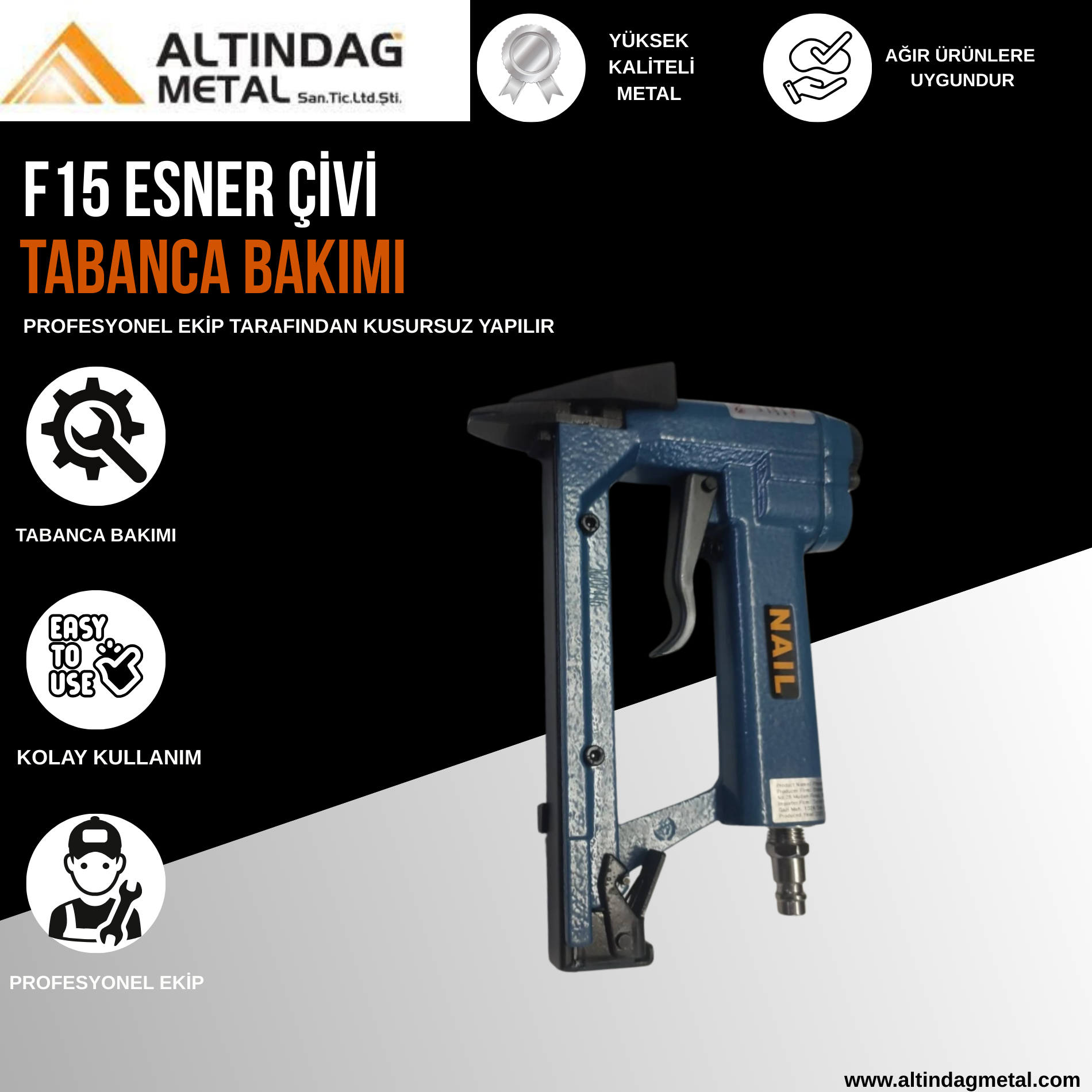 F15 ESNER ÇİVİ TABANCA BAKIMI