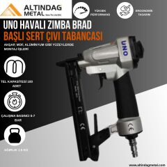 Uno Havalı Zımba Brad Başlı Sert Çivi Tabancası
