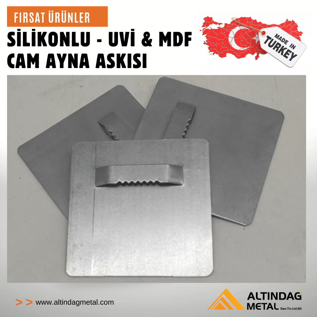 UV BASKI CAM AYNA MDF ASKISI - SİLİKONLA BANT YAPIŞKANLA MONTAJ