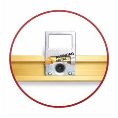 Aliminyum Çerçeve Montaj Askısı | 20x30 mm | 100 Adet