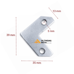 Alüminyum Çerçeve L Köşe Birleştirme Aparatı | 100 Adet