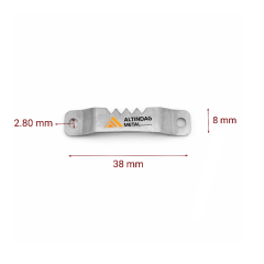Vidalı Tırtırlı Timsah Askı | 38 mm | Çerçeve, Tablo, Ayna Duvar Montaj Aparatı