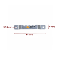 Vidalı Tırtırlı Askı | Büyük Boy | 66 mm | Çerçeve, Tablo, Ayna Duvar Montaj Aparatı