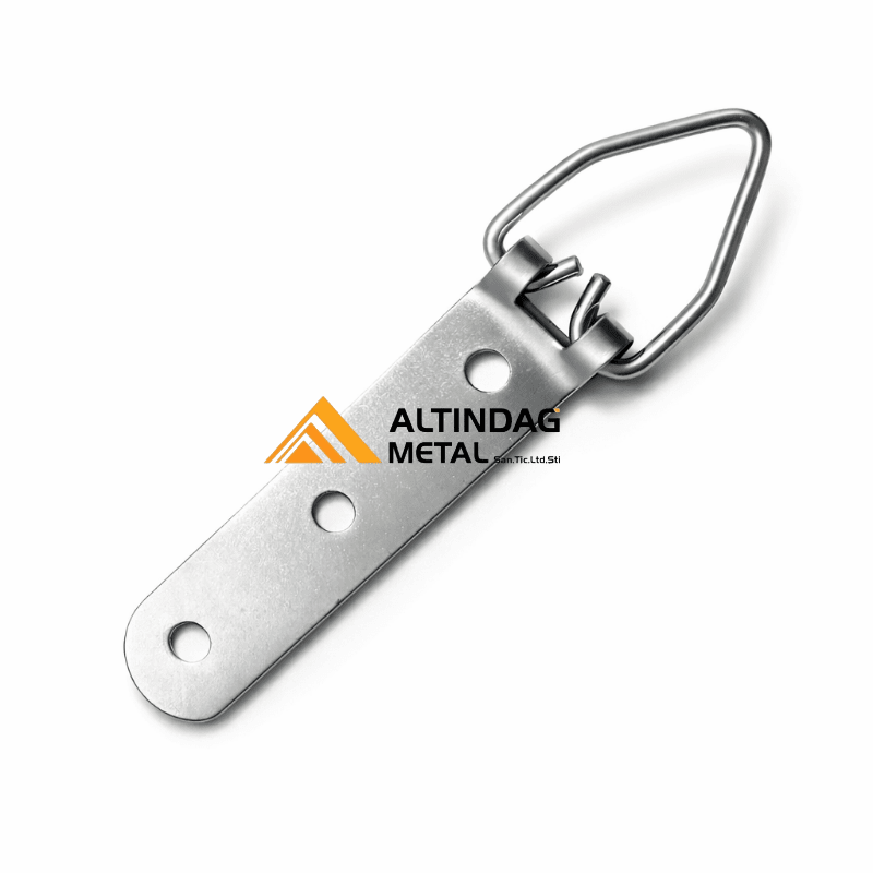 Çelik Duvar Askısı 3 Delikli 99 mm –  Tablo, Ayna ve Çerçeve Askı Aparatı (100 Adet)