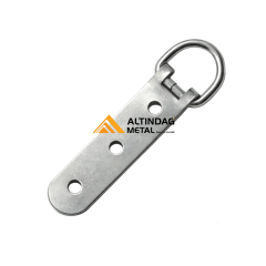 3 Delikli Oval Çelik Duvar Askısı | 88 mm | Ağır Tablo, Ayna ve Çerçeve Askı Aparatı