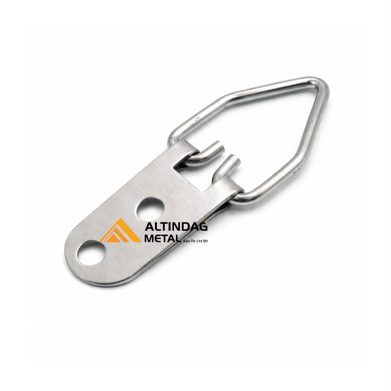 Çelik Duvar Askısı 2 Delikli - 58 mm - Tablo, Ayna ve Çerçeve Askı Aparatı