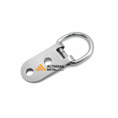 Çelik Duvar Askısı 2 Delikli - 47 mm - Tablo, Ayna ve Çerçeve Askı Aparatı