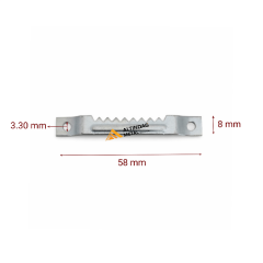 Vidalı Tırtıllı Askı | 58 mm | Çerçeve, Tablo Duvar Askı Aparatı