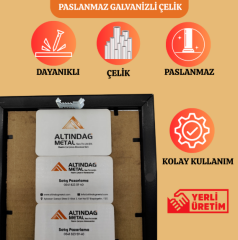 TİMSAH - TIRTILLI ASKI  RESİM ÇERÇEVESİ, ÇERÇEVE, TABLO - KÜÇÜK BOY