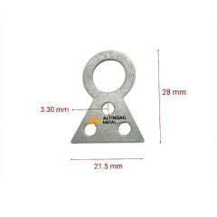 3 VİDALI YUVARLAK KÜÇÜK - AYNA - ÇERÇEVE - TABLO - CAM ASKI APARATI