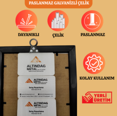 3 VİDALI YUVARLAK ASKI -  AYNA, CAM, ÇERÇEVE, TABLO DUVAR ASKI APARATI