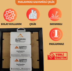 Deprem Askısı – Büyük Boy | Çerçeve, Ayna ve Tablo Duvar Askı Aparatı | Sarsıntıya Karşı Düşmeyi Önler