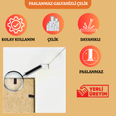 İthal F15 Esner Çivi – Resim Çerçeve Arkalık Tutturma Aparatı (10.000 Adet)