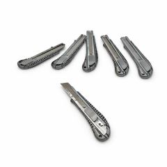 Metal Maket Bıçağı | 18 mm | Profesyonel Kesim, Dayanıklı Metal Gövde