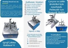 Pnömatik Agraf Çakma Makinesi | Tablo Çerçeve Montaj Makinesi