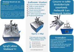 Pnömatik Agraf Çakma Makinesi | Tablo Çerçeve Montaj Makinesi