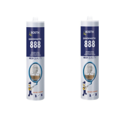 Bostik Çekomastik 888 Şeffaf Asetik Silikon 280 ml – Banyo, Mutfak ve Pencere İçin Suya Dayanıklı Şeffaf Silikon