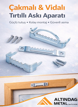 Çakmalı & Vidalı Tırtıllı Askı Aparatları